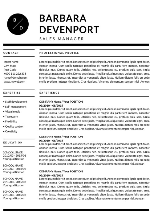 free resume for mac